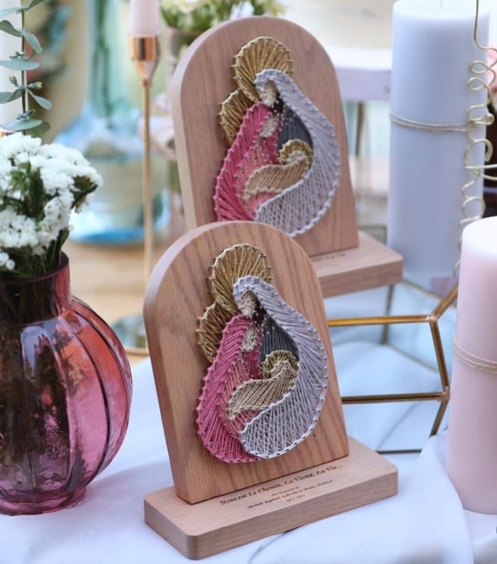 Holy Family String Art